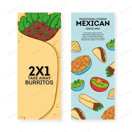 mexican restaurant banner pack template crc354b105f size2.08mb - title:graphic home - اورچین فایل - format: - sku: - keywords: p_id:353984