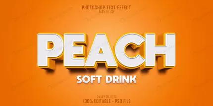 peach soft drink 3d text style effect template crc8823b264 size34.20mb - title:graphic home - اورچین فایل - format: - sku: - keywords: p_id:353984