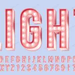 pink lighting font alphabet letters with bulbs re crc52072aca size5.59mb - title:Home - اورچین فایل - format: - sku: - keywords:وکتور,موکاپ,افکت متنی,پروژه افترافکت p_id:63922