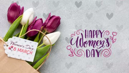 psd happy womens day with tulips bouquet crceb03 crceb03cb94 size121.52mb - title:graphic home - اورچین فایل - format: - sku: - keywords: p_id:353984