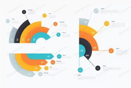 radial infographic collection crc2998e429 size0.50mb - title:graphic home - اورچین فایل - format: - sku: - keywords: p_id:353984