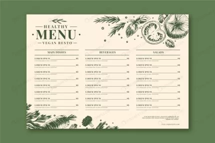 retro healthy food restaurant menu template crcc93a87cf size7.25mb - title:Home - اورچین فایل - format: - sku: - keywords:وکتور,موکاپ,افکت متنی,پروژه افترافکت p_id:63922