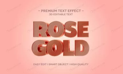 rose gold 3d text effect template crc888a3bb1 size7.23mb - title:graphic home - اورچین فایل - format: - sku: - keywords: p_id:353984