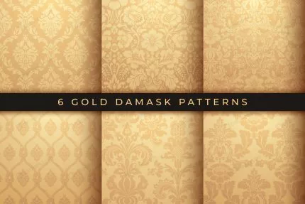 set of vector damask patterns rich gold ornament crc218d330f size12.62mb - title:graphic home - اورچین فایل - format: - sku: - keywords: p_id:353984
