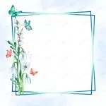 watercolor spring floral frame with butterflies crc00434314 size18.95mb - title:Home - اورچین فایل - format: - sku: - keywords:وکتور,موکاپ,افکت متنی,پروژه افترافکت p_id:63922