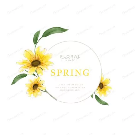 watercolor spring sunflower frame crc0589539e size11.39mb - title:graphic home - اورچین فایل - format: - sku: - keywords: p_id:353984