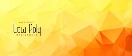yellow orange color low poly abstract banner desi crcc280b0ab size2.90mb - title:graphic home - اورچین فایل - format: - sku: - keywords: p_id:353984