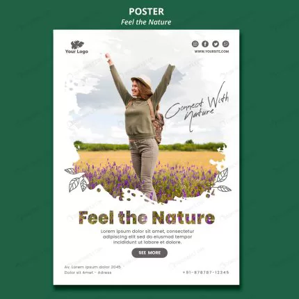 feel nature poster template crc7a41adf9 size28.53mb - title:Home - اورچین فایل - format: - sku: - keywords:وکتور,موکاپ,افکت متنی,پروژه افترافکت p_id:63922